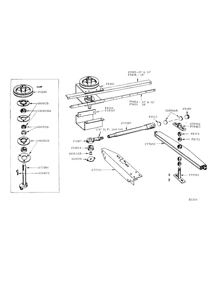 Схема запчастей Case IH 800 - (020) - SICKLE DRIVE (58) - ATTACHMENTS/HEADERS