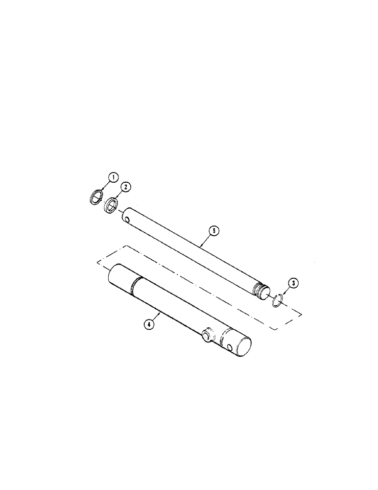 Схема запчастей Case IH 1255 - (096[A]) - FH842435 LIFT CYLINDER (35) - HYDRAULIC SYSTEMS