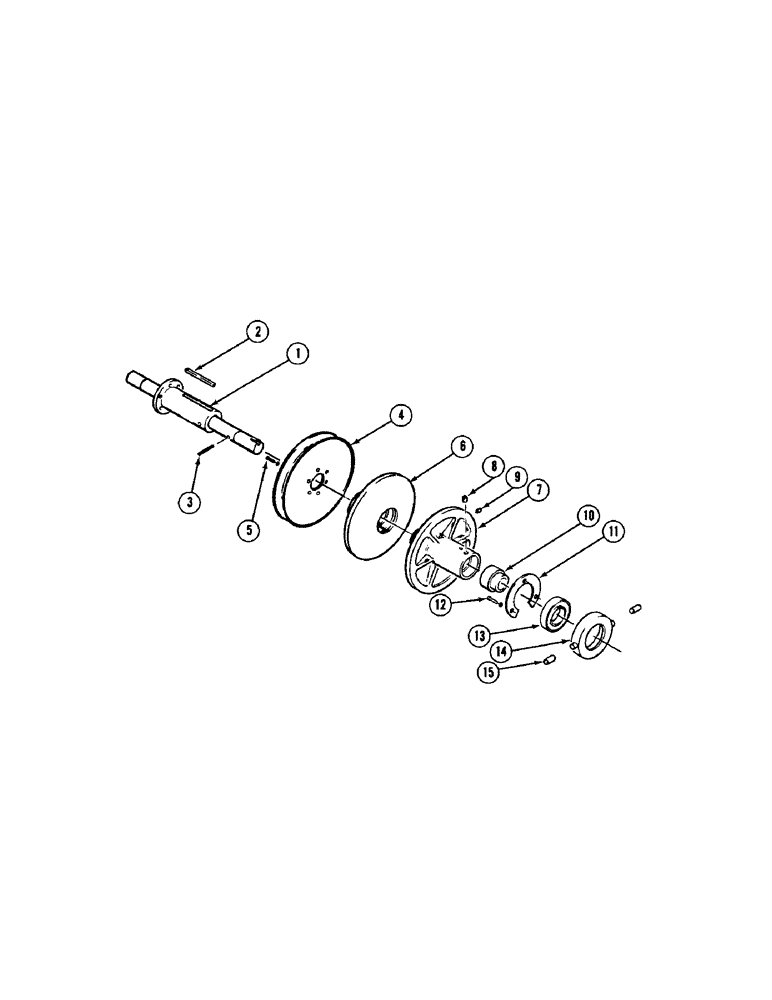 Схема запчастей Case IH 1075 - (026) - VARI-DRIVE (14) - MAIN GEARBOX & DRIVE