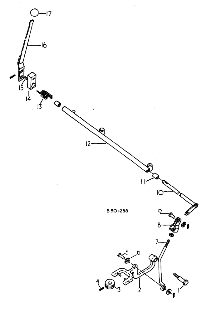 Схема запчастей Case IH 885 - (07-070) - POWER TAKE OFF LEVER AND CONNECTIONS - 885 (04) - Drive Train