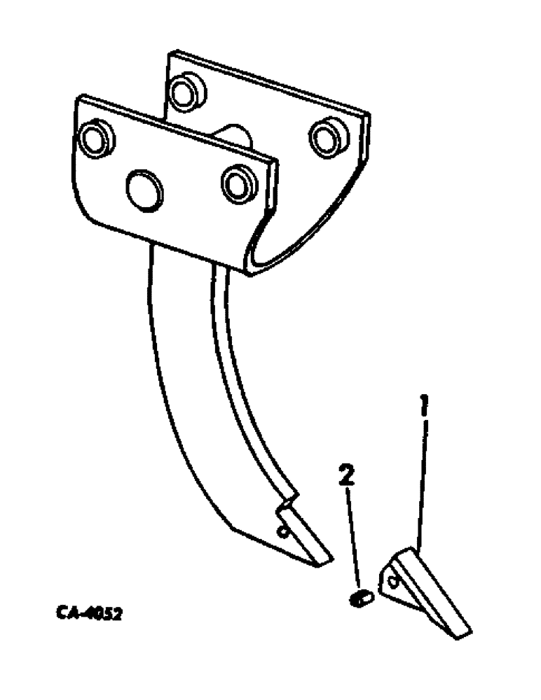 Схема запчастей Case IH 2500 - (17-08) - MOUNTED EQUIPMENT, FROST BREAKER ATTACHMENT Mounted Equipment