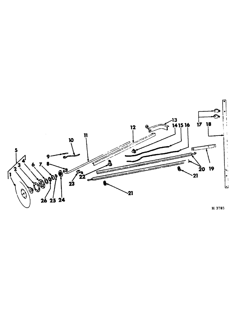 Схема запчастей Case IH 10 - (A-40) - DISK MARKER, 16 X 6, 20 X 6, 24 X 6, 16 X 7, 18 X 7, 16 X 8, 16 X 10, AND 20 X 8 