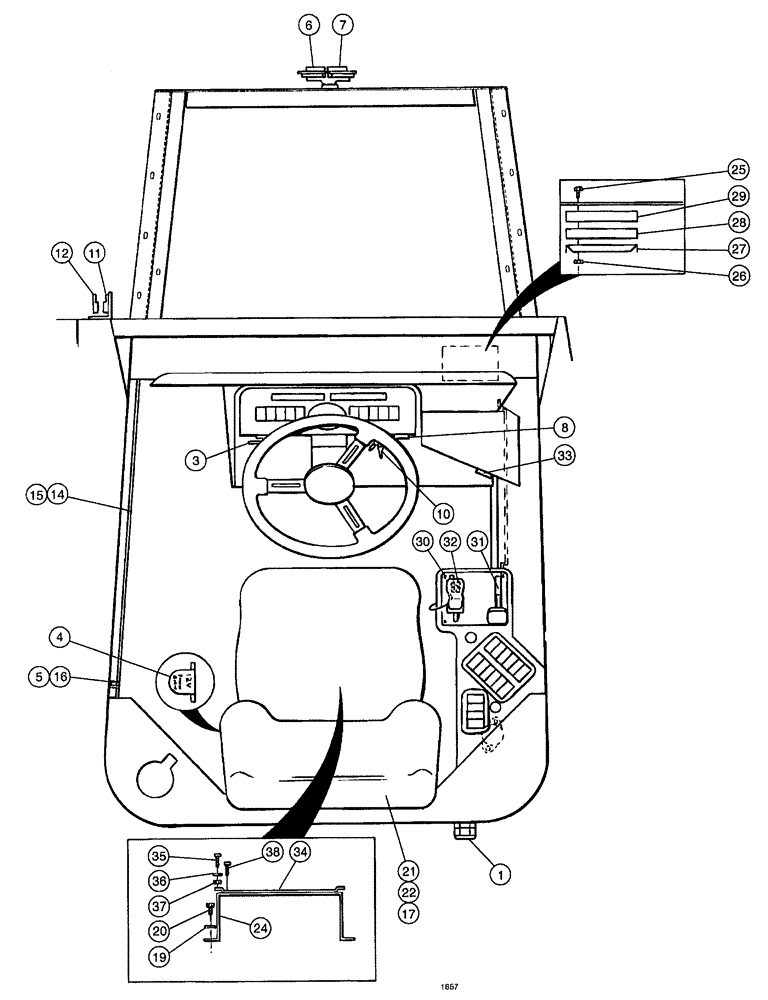 Схема запчастей Case IH SPX4260 - (004) - CONTROLS, ELECTRICAL (55) - ELECTRICAL SYSTEMS