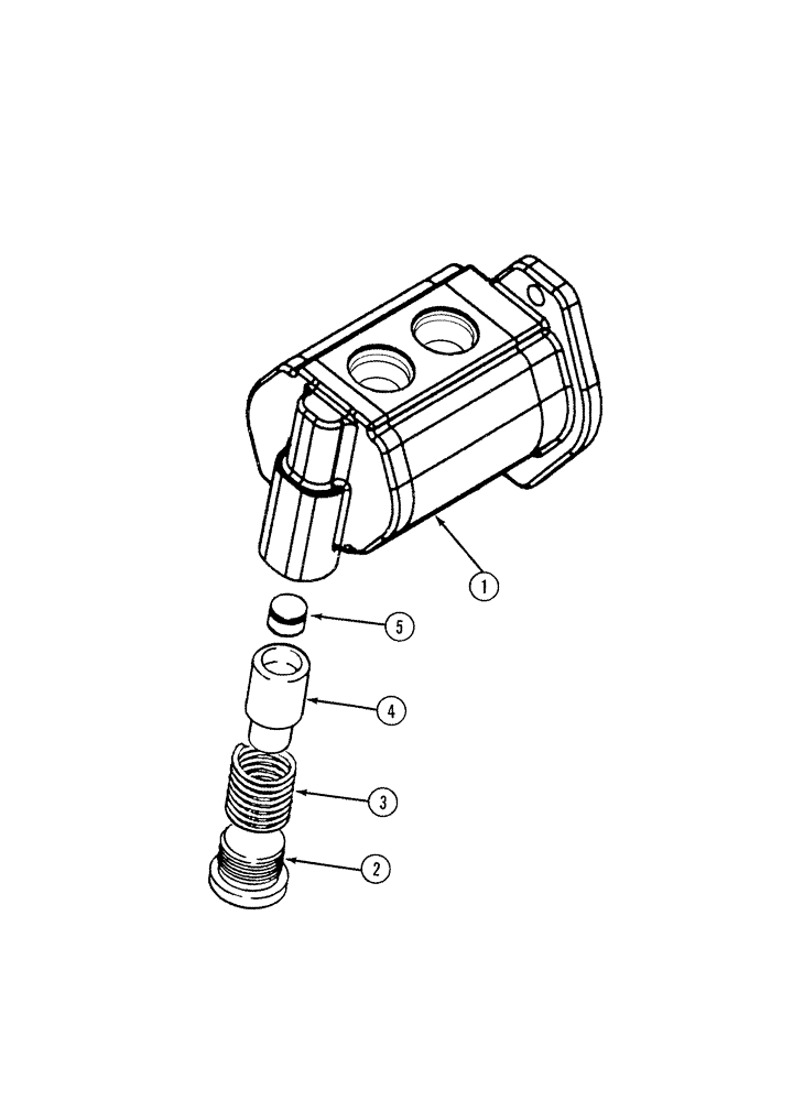 Схема запчастей Case IH MX270 - (08-15) - PUMP ASSY CHARGE PUMP (08) - HYDRAULICS