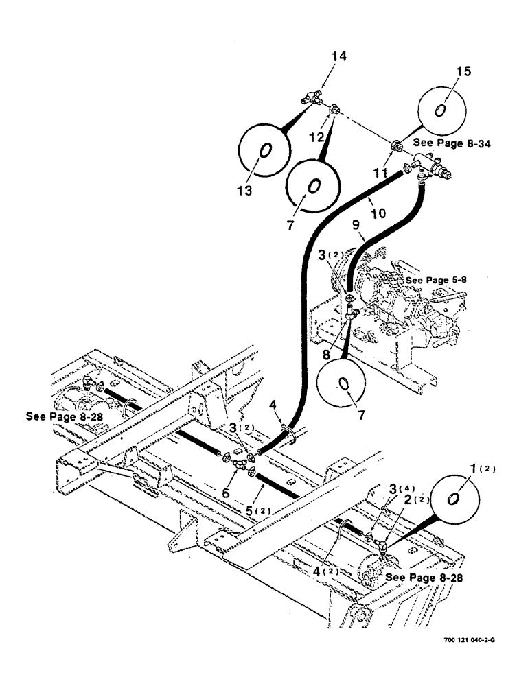 Схема запчастей Case IH 8825HP - (08-04) - HYDRAULIC RESERVOIR ASSEMBLY, CONTINUED (08) - HYDRAULICS