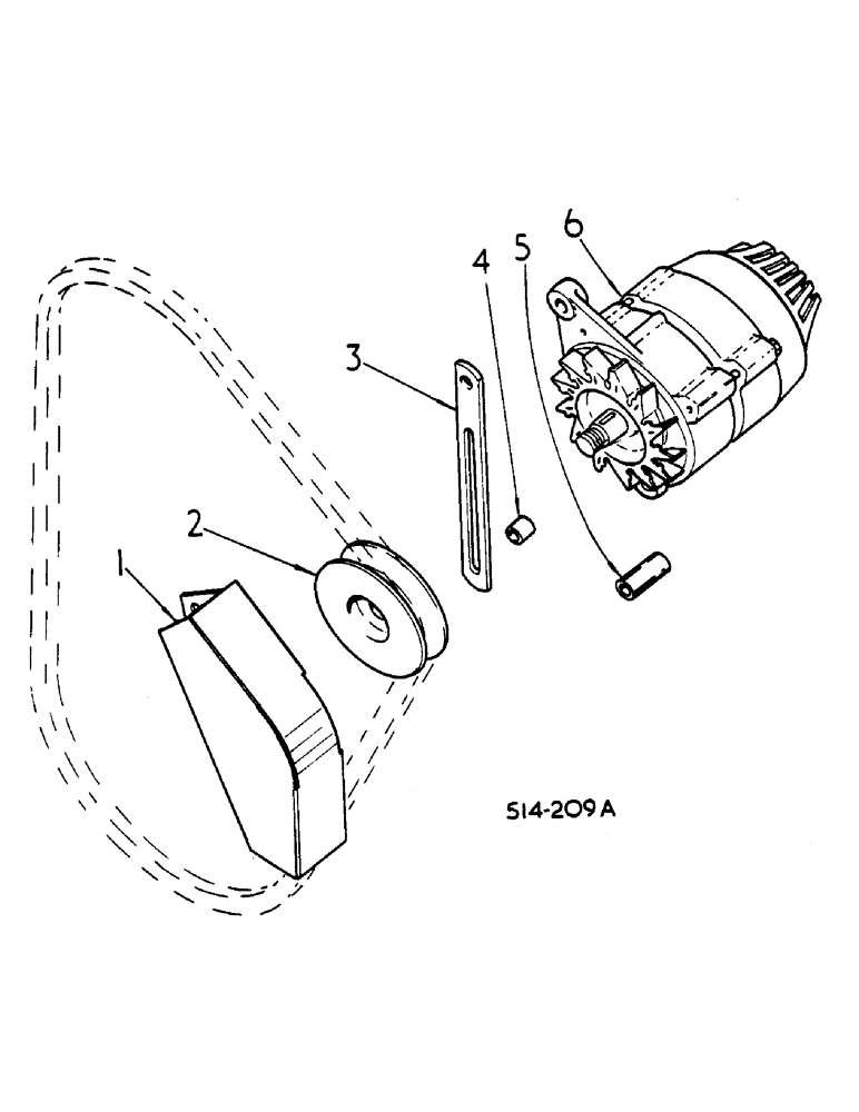 Схема запчастей Case IH 385 - (00G16) - ALTERNATOR AND CONNECTIONS (06) - ELECTRICAL