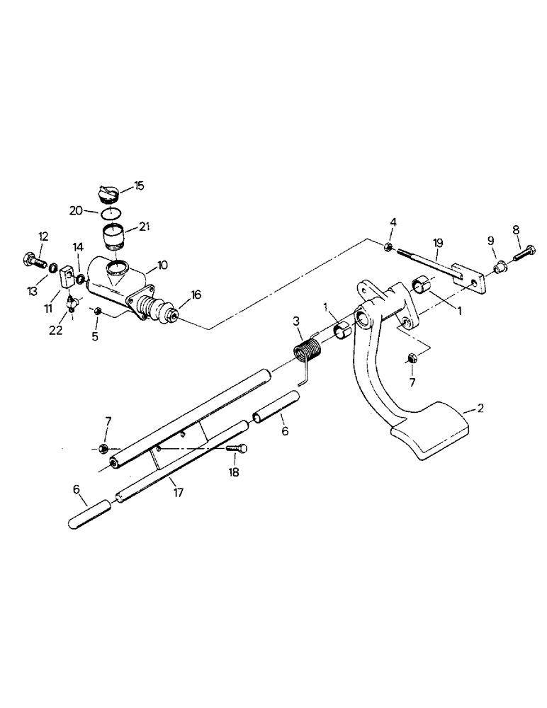 Схема запчастей Case IH STEIGER - (01-44) - BRAKE CONTROLS (10) - CAB