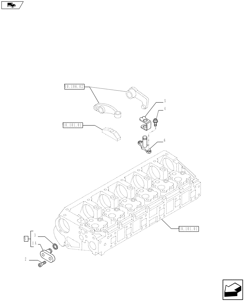Схема запчастей Case IH F3AE0684S E914 - (10.120.01) - ENGINE EXHAUST BRAKE (10) - ENGINE