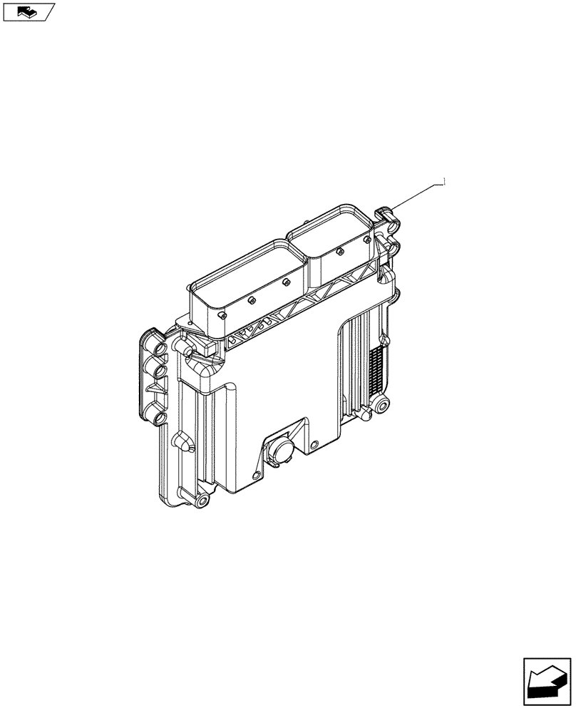 Схема запчастей Case IH F5HFL413B A001 - (55.640.01) - ELECTRONIC INJECTION (5801399729) (55) - ELECTRICAL SYSTEMS