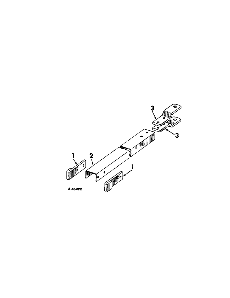 Схема запчастей Case IH VARIOUS - (B-137) - HITCH POLE AND STRAPS 