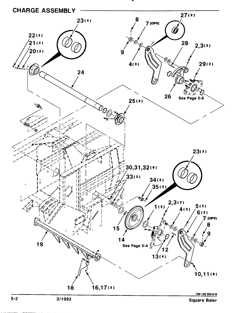 Схема запчастей Case IH 8570 - (5-02) - CHARGE ASSEMBLY (13) - FEEDER