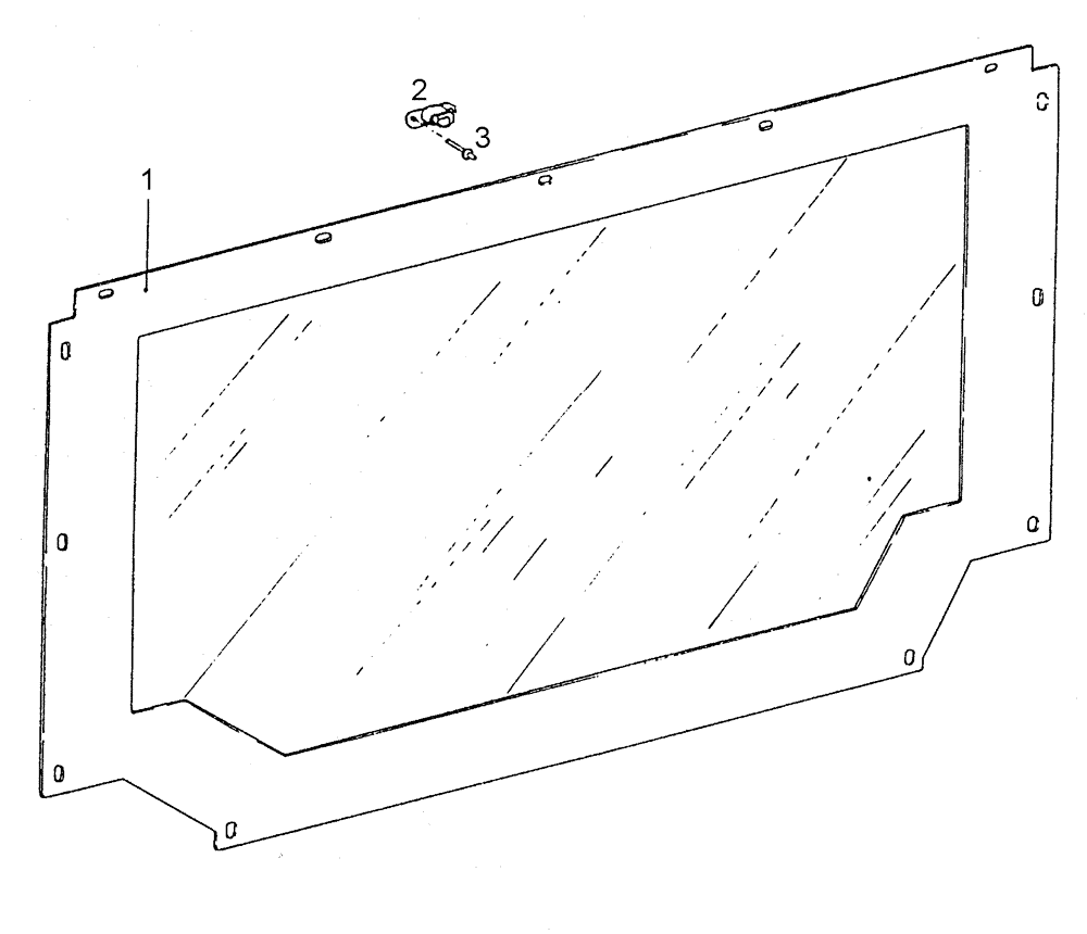 Схема запчастей Case IH C55 - (09B-21[01]) - REAR CANVAS COVER (09) - CHASSIS