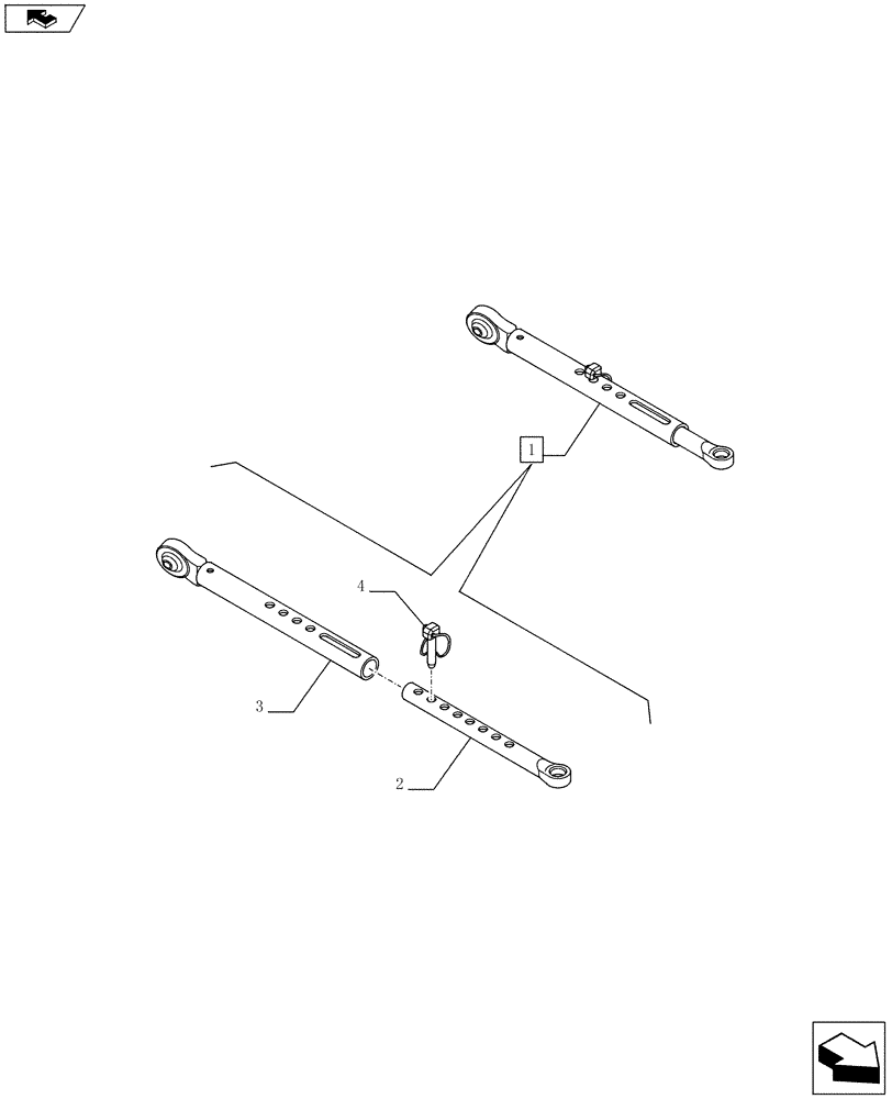 Схема запчастей Case IH FARMALL 75C - (35.120.01[05]) - TELESCOPIC STABILIZERS - BREAKDOWN (35) - HYDRAULIC SYSTEMS