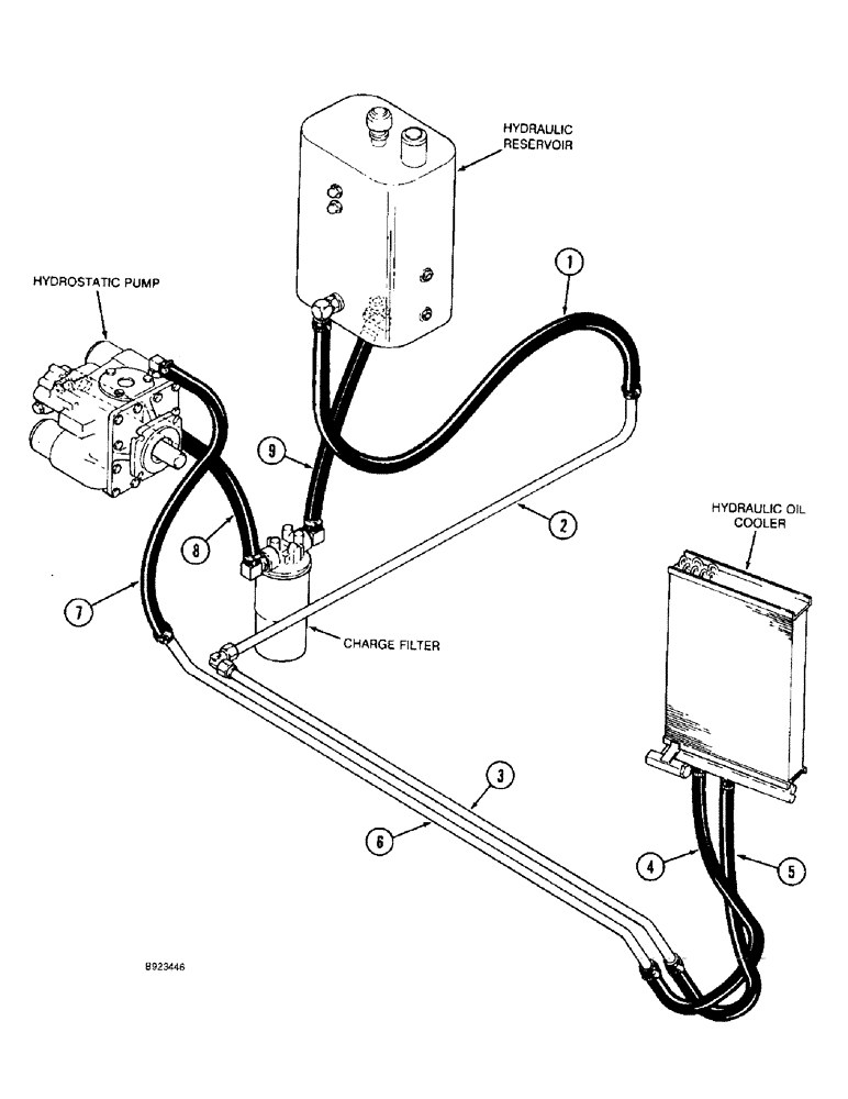 Схема запчастей Case IH 1688 - (1-16) - PICTORIAL INDEX, OIL COOLER SYSTEM, CORN AND GRAIN (00) - PICTORIAL INDEX