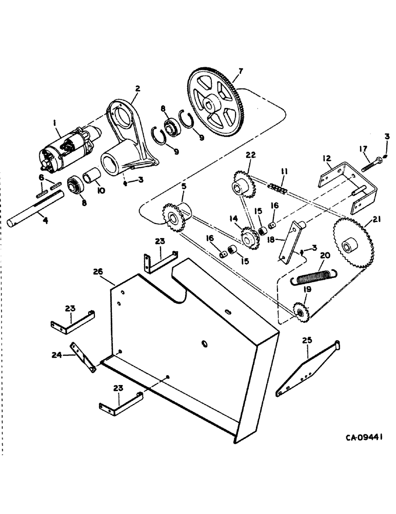 Схема запчастей Case IH 1480 - (33-18) - FEEDER, FEEDER REVERSER, MACHINES W/ROCK TRAP (13) - FEEDER