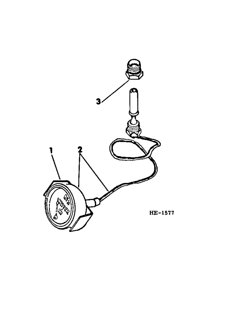 Схема запчастей Case IH 375 - (H-12) - CONTROLS, WATER TEMPERATURE GAUGE, WATER TEMPERATURE GAUGE Controls