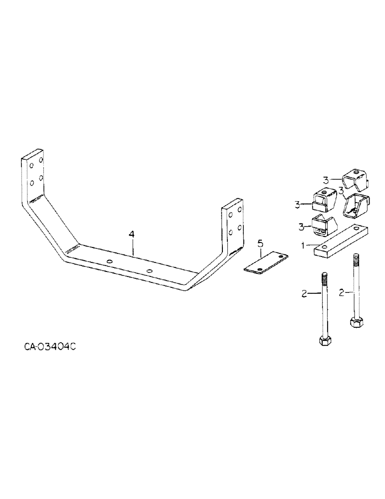 Схема запчастей Case IH 4786 - (07-24) - DRIVE TRAIN, AXLE MOUNTS (04) - Drive Train