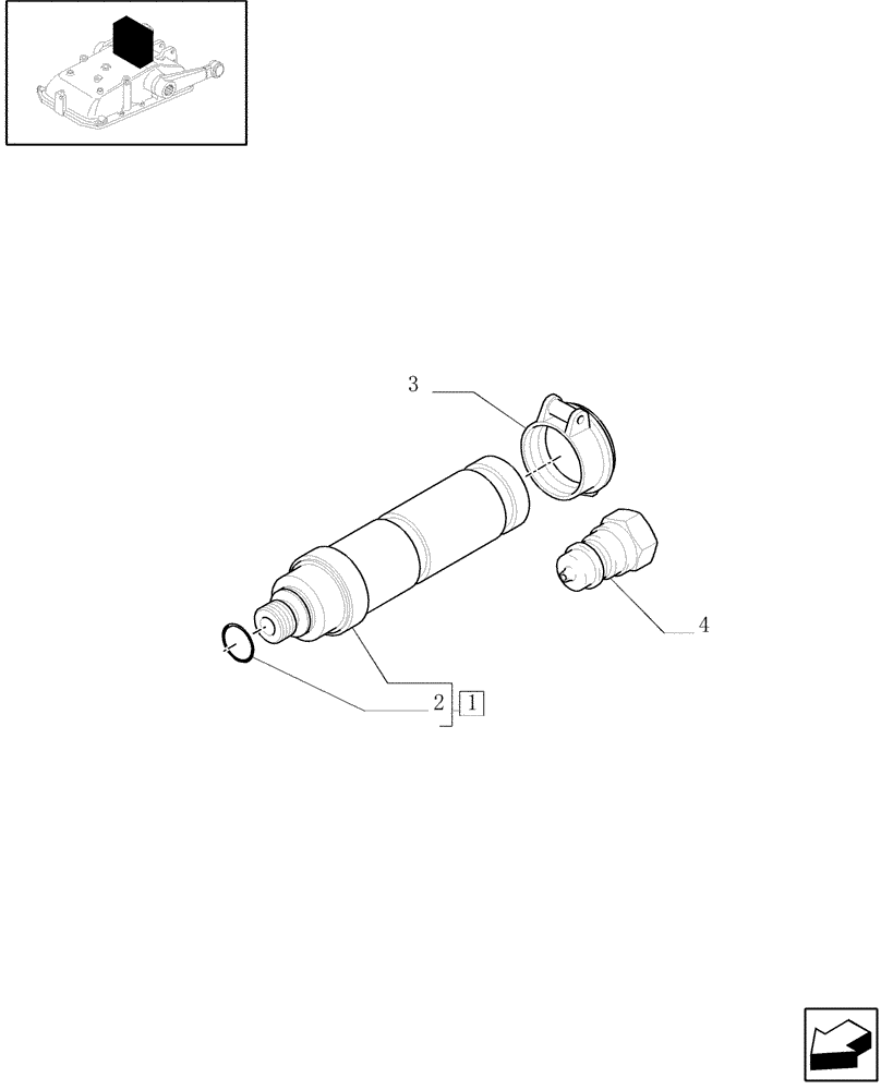 Схема запчастей Case IH JX1060C - (1.82.7/17) - (VAR.730-730/1-730/2-735) QUICK-COUPLING, HYD., MALE (07) - HYDRAULIC SYSTEM