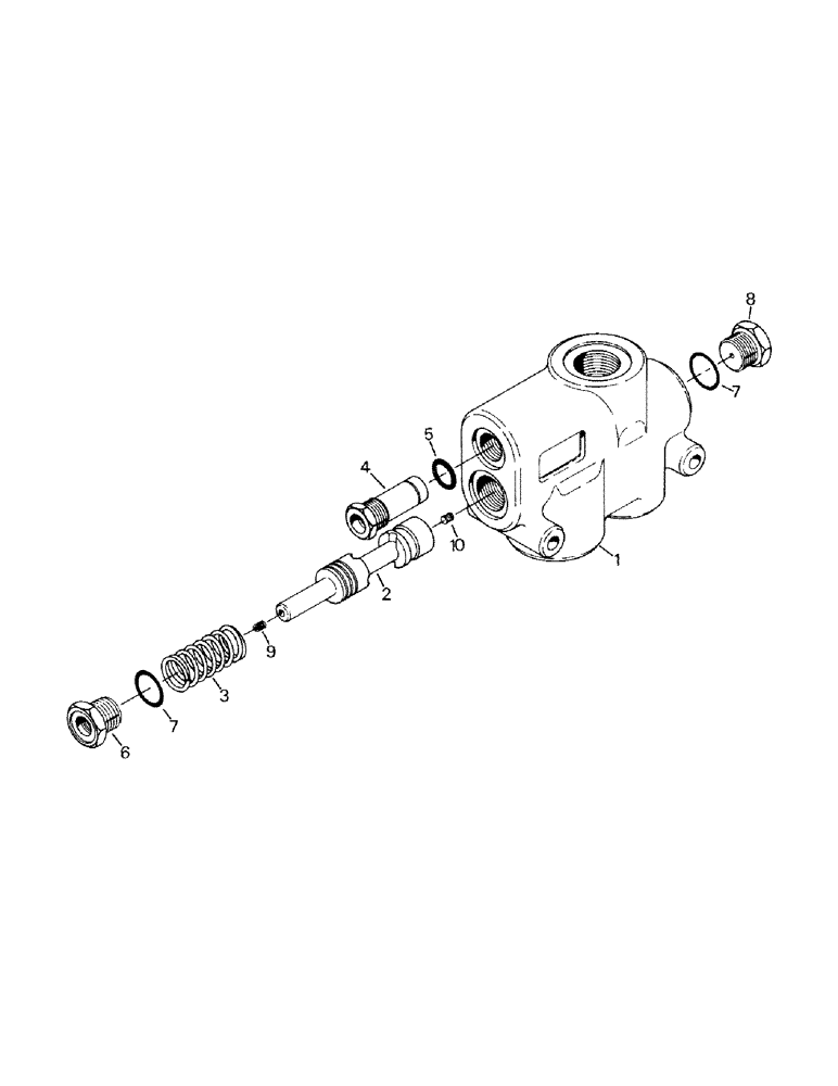 Схема запчастей Case IH STEIGER - (08-17) - PRIORITY VALVE ASSEMBLY (07) - HYDRAULICS