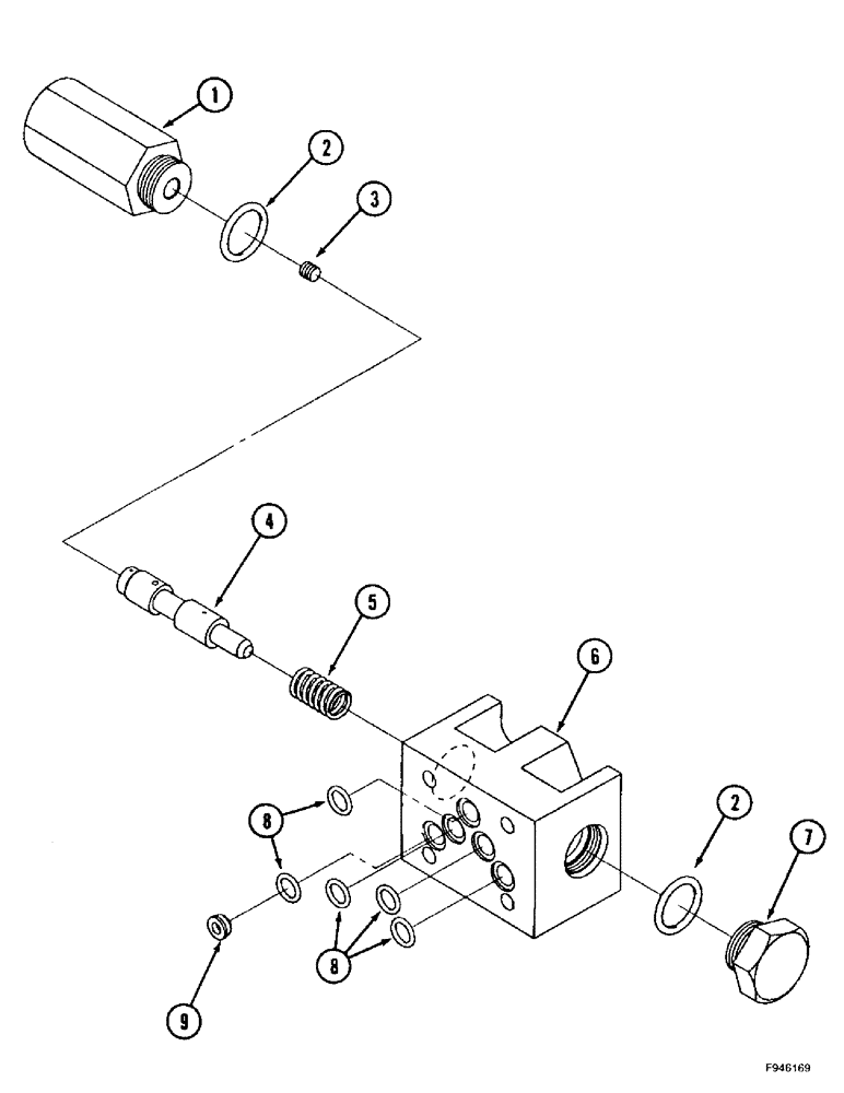 Схема запчастей Case IH 9350 - (6-066) - 12 SPEED SYNCHROSHIFT TRANSMISSION ASSEMBLY, LOCK OUT VALVE (06) - POWER TRAIN