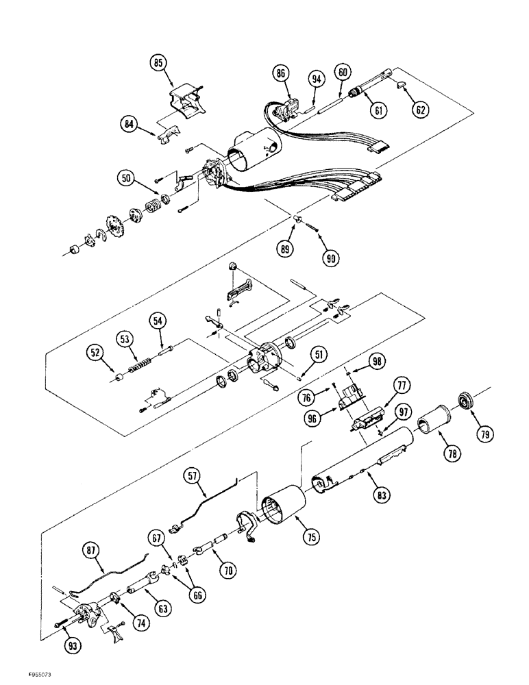 Схема запчастей Case IH 9390 - (5-08) - STEERING COLUMN ASSEMBLY (CONTD) (05) - STEERING