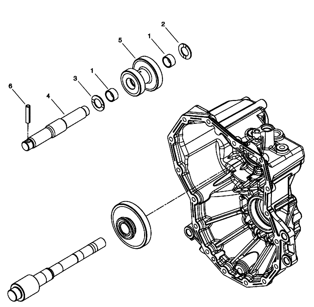 Схема запчастей Case IH SCOUT - (21.100.02[04]) - TRANSAXLE - 2WD AND 4WD (CONTINUED) (21) - TRANSMISSION