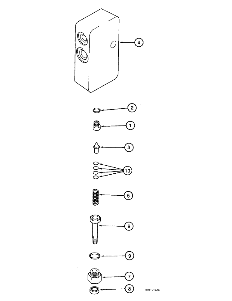 Схема запчастей Case IH 2166 - (6-14) - FOOT-N-INCH VALVE (03) - POWER TRAIN