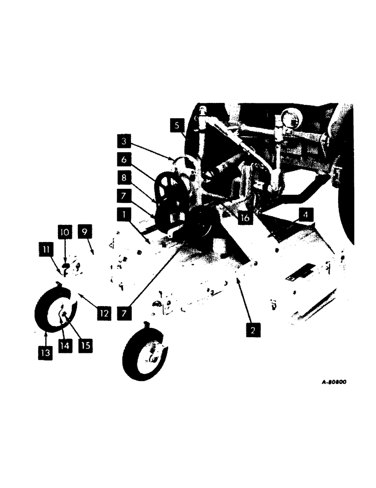 Схема запчастей Case IH C-2 - (J-09) - REAR MOUNTING PARTS, INTERNATIONAL CUB, LO-BOY & FARMALL CUB W/FAST HITCH 
