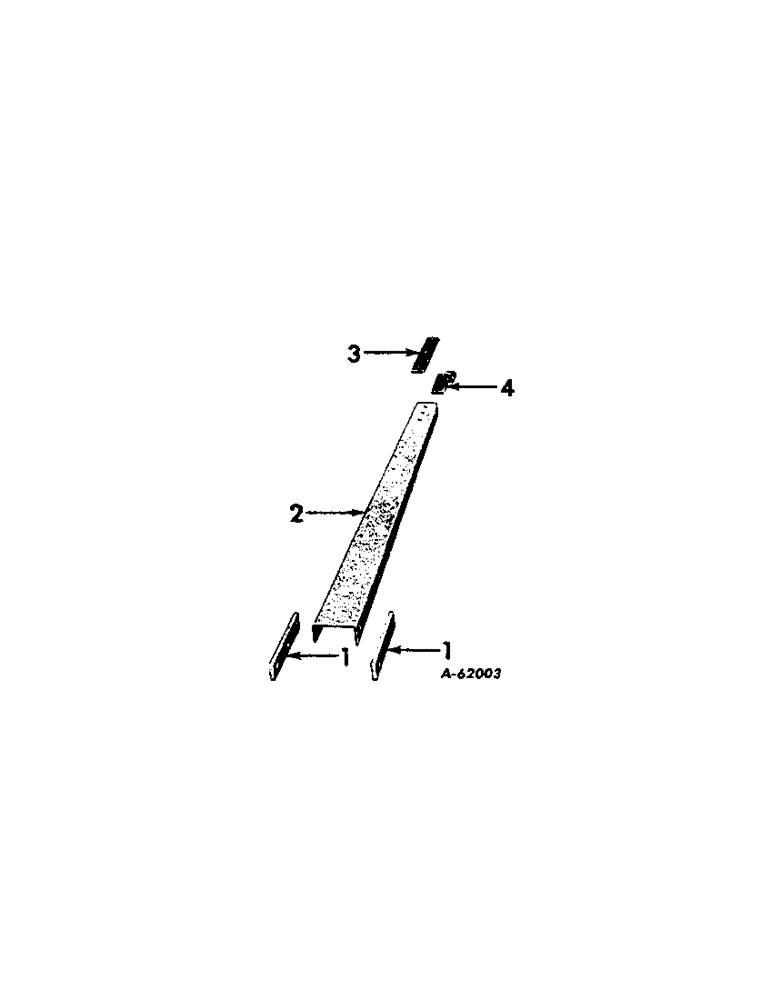 Схема запчастей Case IH VARIOUS - (B-090[1]) - HITCH POLE AND STRAPS 