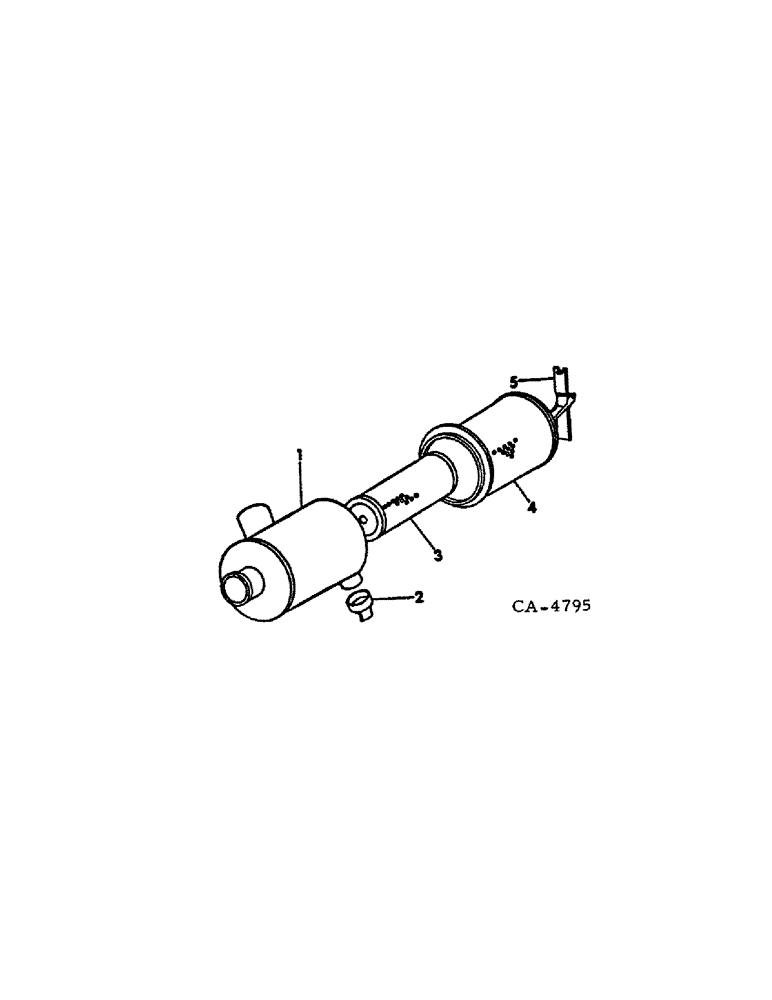 Схема запчастей Case IH 1486 - (12-02[A]) - POWER, AIR CLEANER, 1086 AND 1486 TRACTORS Power