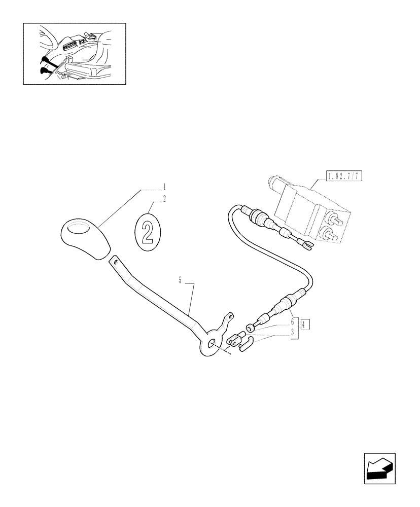 Схема запчастей Case IH JX1060C - (1.92.82/06) - (VAR.136) 2 REMOTE VALVES FOR EDC - LEVERS (10) - OPERATORS PLATFORM/CAB