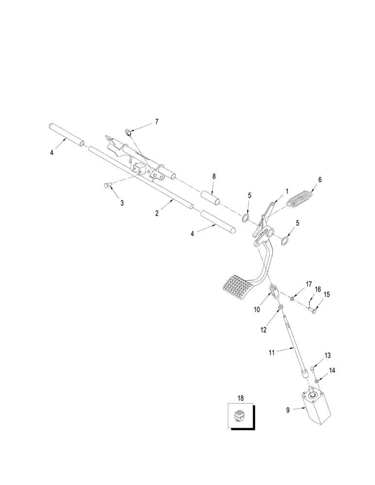 Схема запчастей Case IH STX325 - (07-01) - BRAKE CONTROL (07) - BRAKES