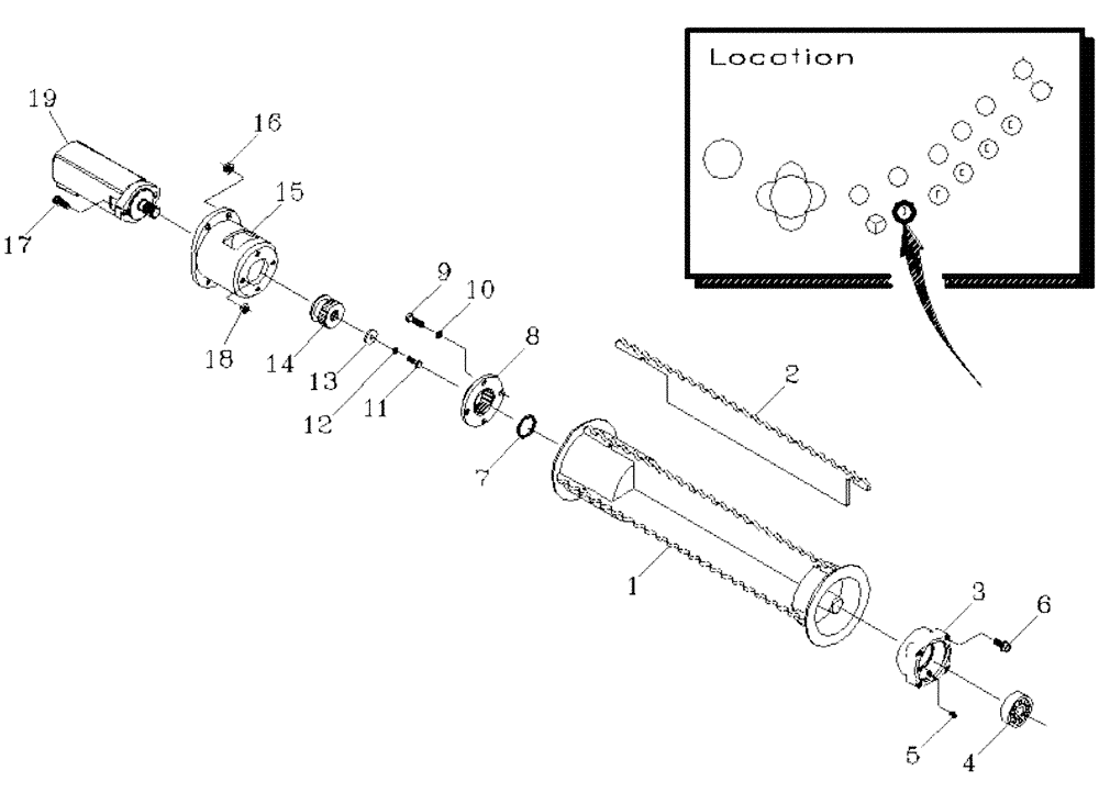 Схема запчастей Case IH 7700 - (A05[07]) - BOTTOM ROLLER {I} Mainframe & Functioning Components