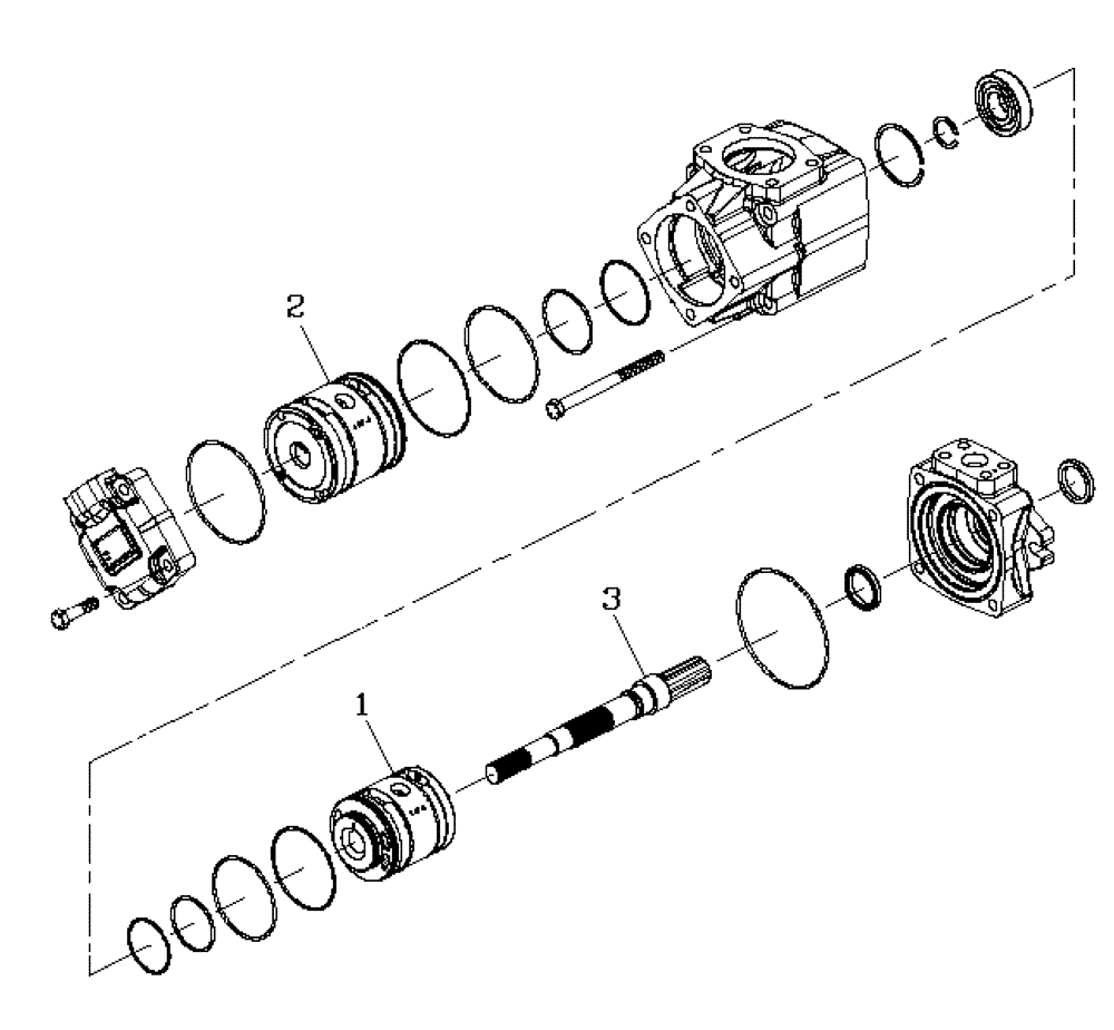 Схема запчастей Case IH A7000 - (B04.06[01]) - Hydraulic Pump {High Horsepower} (07) - HYDRAULICS