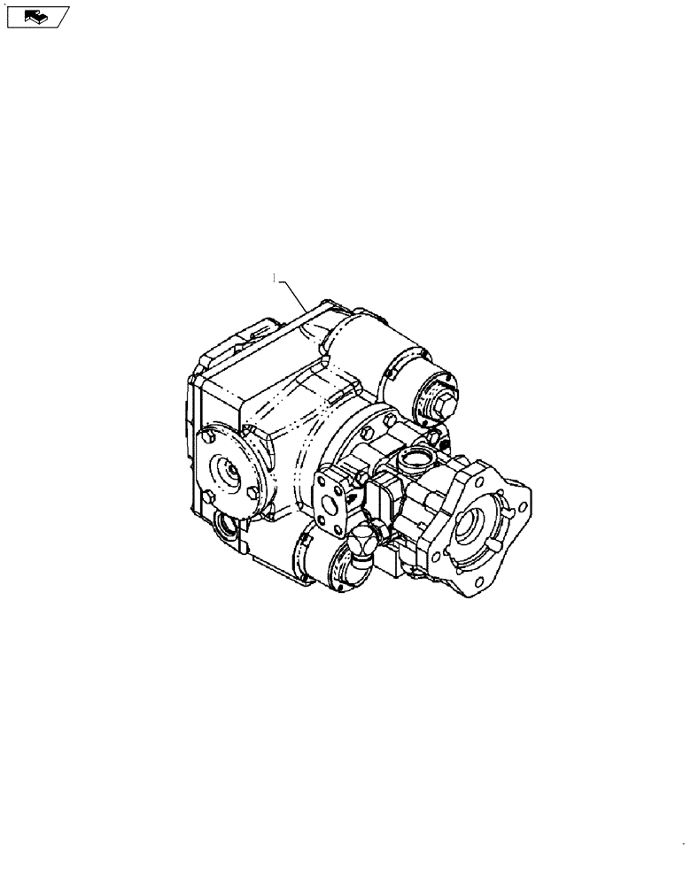 Схема запчастей Case IH 635 - (29.212.03) - TANDEM PUMP ASSEMBLY, HYDROSTATIC (REAR) (29) - HYDROSTATIC DRIVE