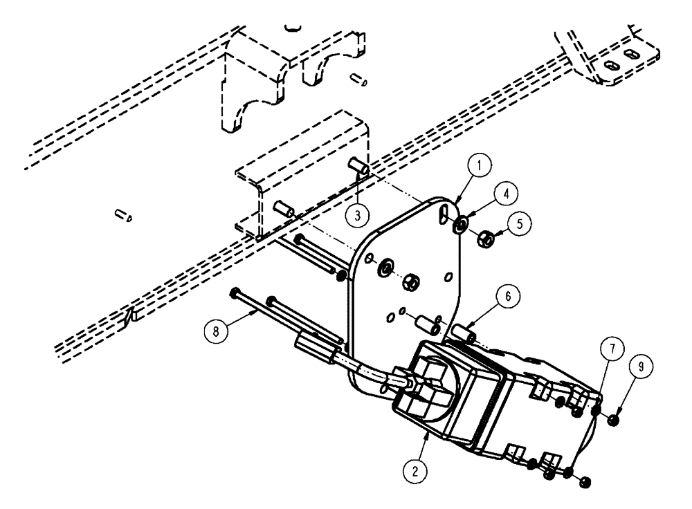 Схема запчастей Case IH FLX4510 - (08-003) - SPEED SENSOR GROUP (06) - ELECTRICAL