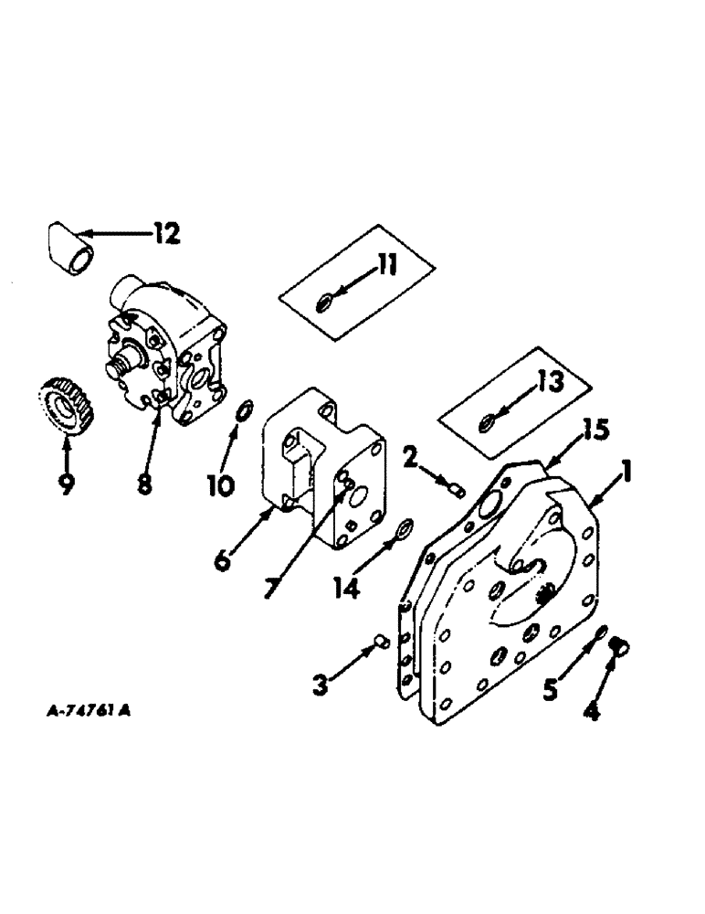 Схема запчастей Case IH 2806 - (F-08) - HYDRAULIC SYSTEM, HYDRAULIC POWER SUPPLY, IN REAR FRAME (07) - HYDRAULIC SYSTEM