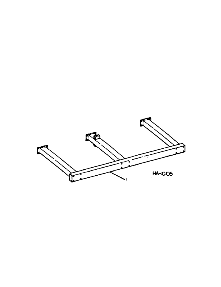 Схема запчастей Case IH 5000 - (H-08[A]) - 5000 VIBRA CHISEL, 31-1/2 FOOT WING, E-FRAME EXTENSION 