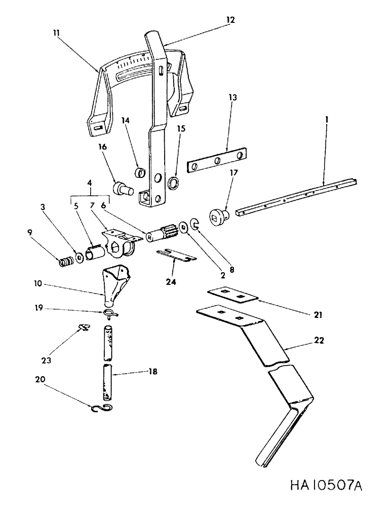 Схема запчастей Case IH 5100 - (D-16) - GRASS SEED FEED MECHANISM 