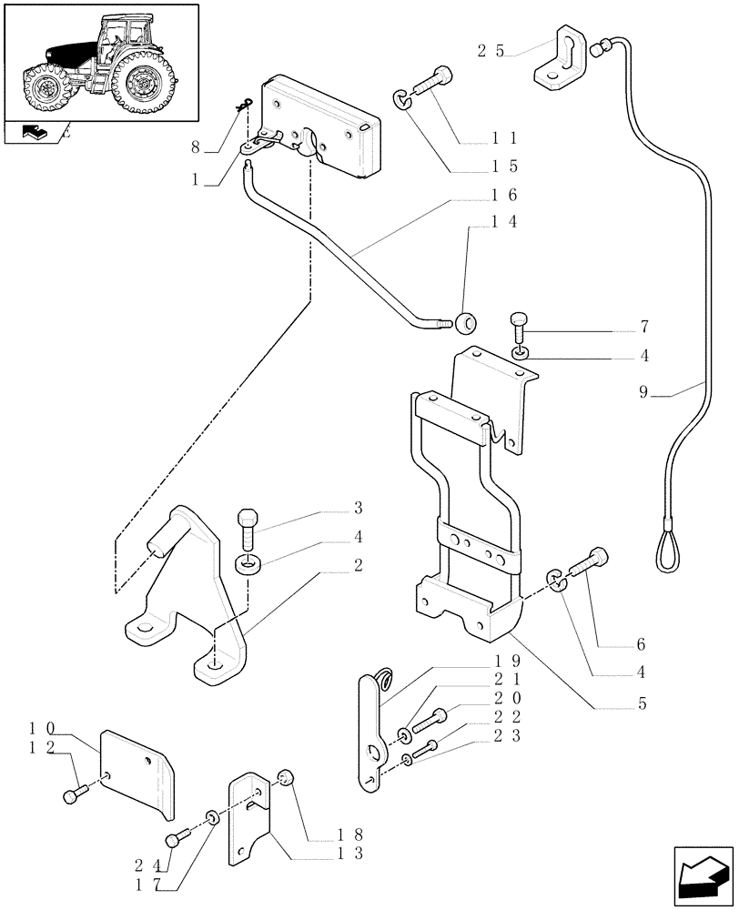 Схема запчастей Case IH FARMALL 85U - (1.83.0[03B]) - HOODS - D6511 (08) - SHEET METAL