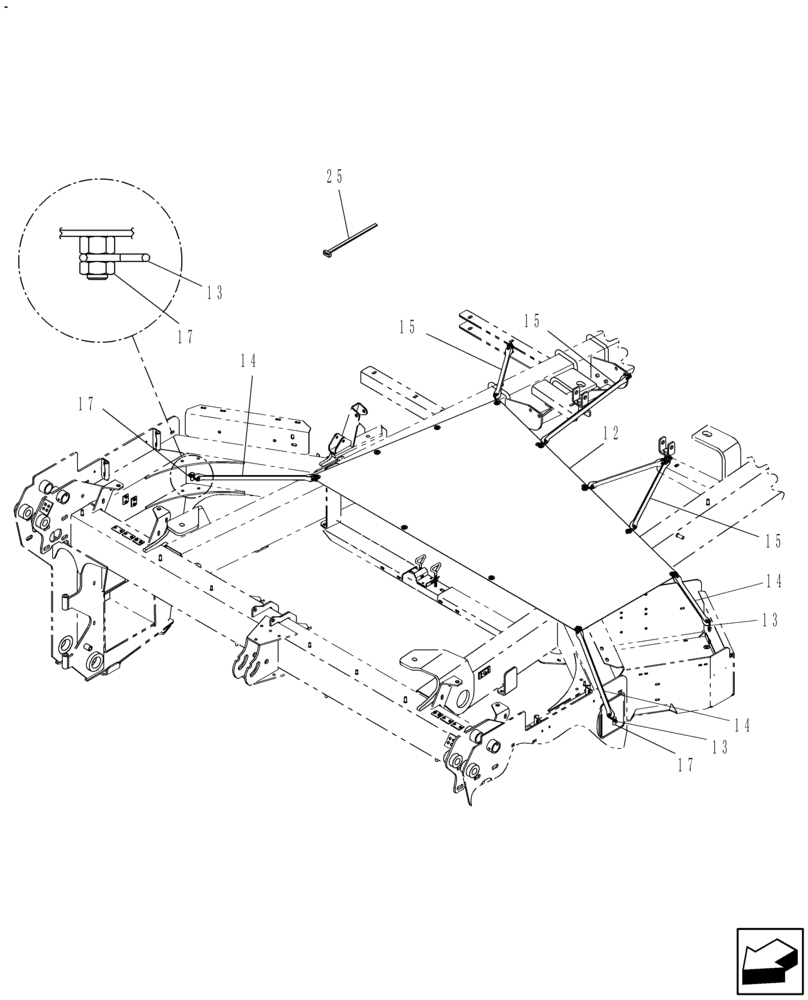 Схема запчастей Case IH 717130026 - (006[3]) - SHIELD 