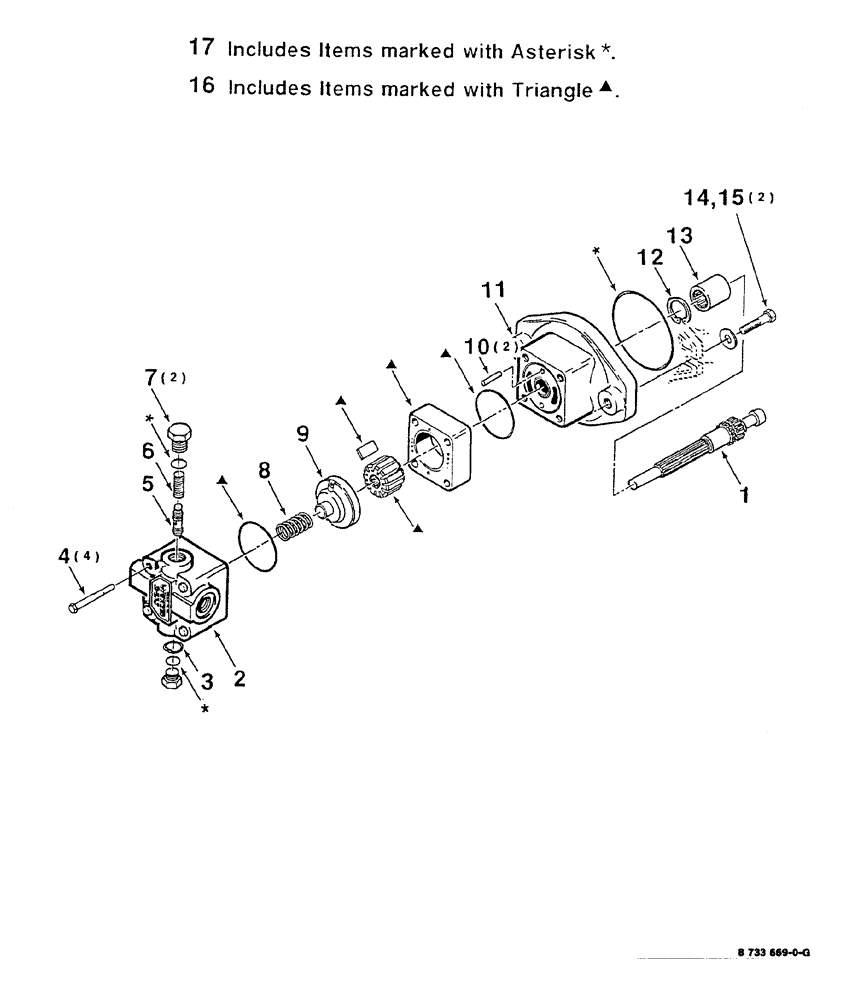 Схема запчастей Case IH 8840 - (08-056) - VANE PUMP ASSEMBLY (HYDROSTATIC TRANSMISSION) (35) - HYDRAULIC SYSTEMS