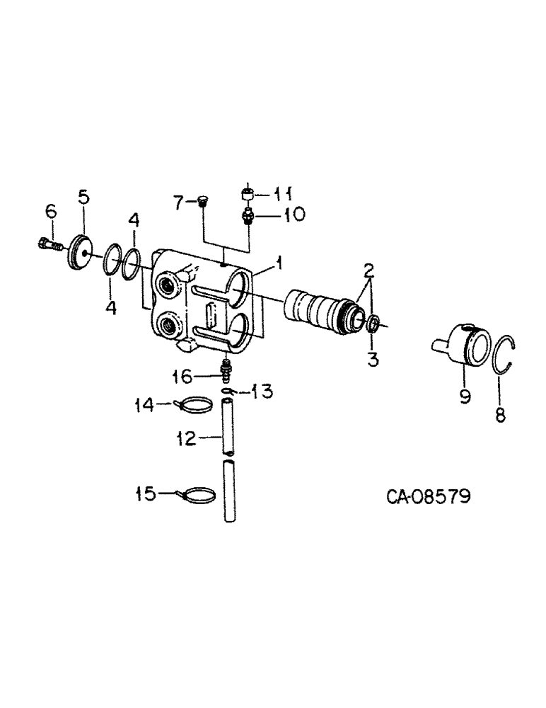 Схема запчастей Case IH 5088 - (10-31) - HYDRAULICS, FEMALE COUPLER ISO (07) - HYDRAULICS