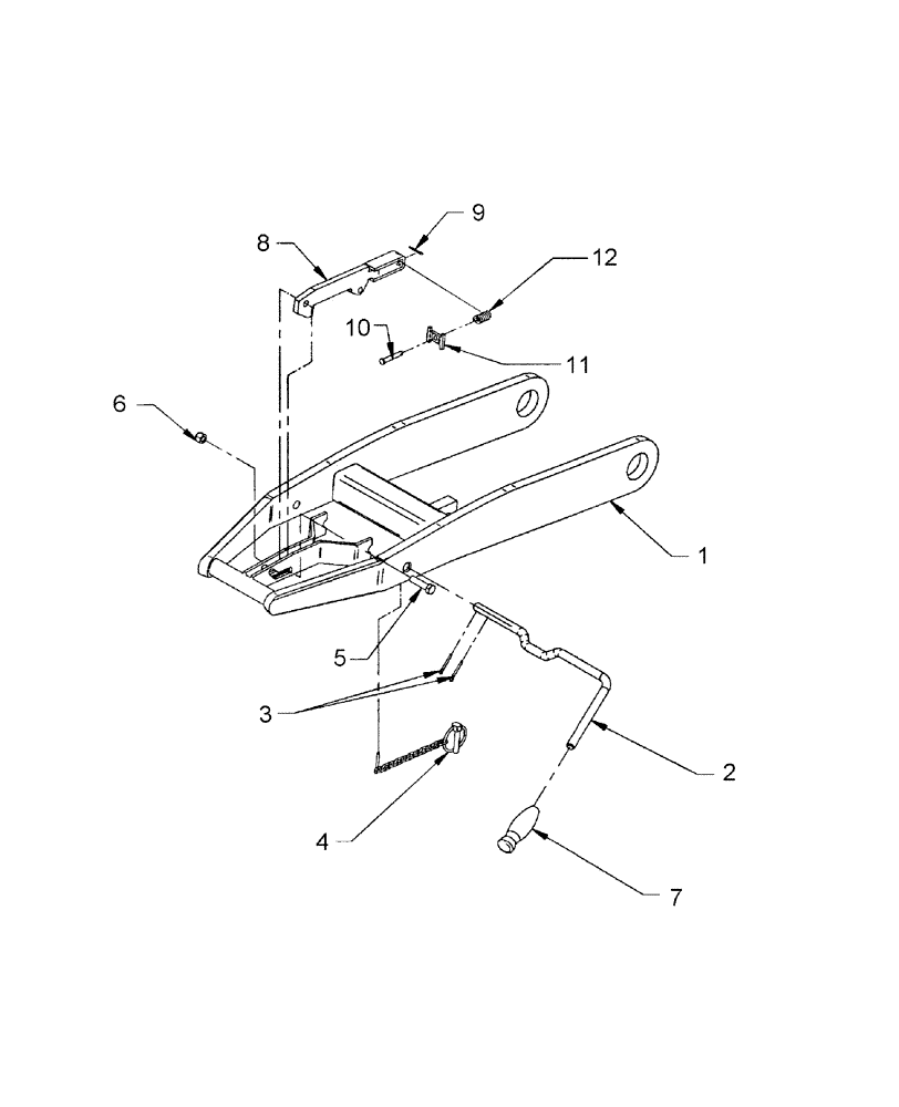 Схема запчастей Case IH 717151046 - (101.01) - MALE QUICK HITCH - 715451076, 715425026 