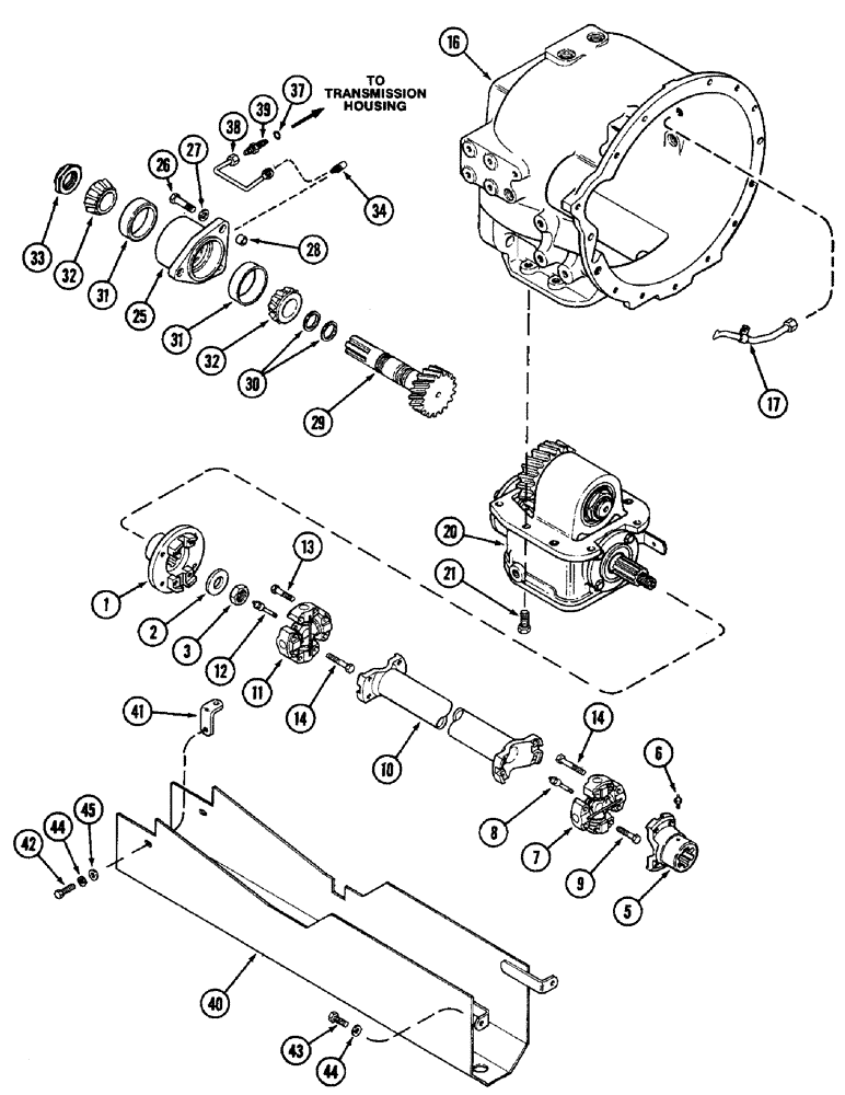 Схема запчастей Case IH 3294 - (6-200) - POWER TRAIN, CARRARO AXLE (06) - POWER TRAIN