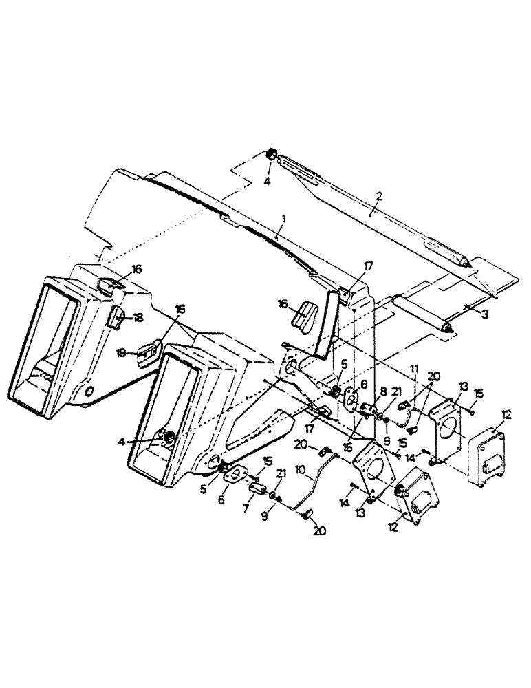 Схема запчастей Case IH 9180 - (03-03) - PLENUM (03) - Climate Control