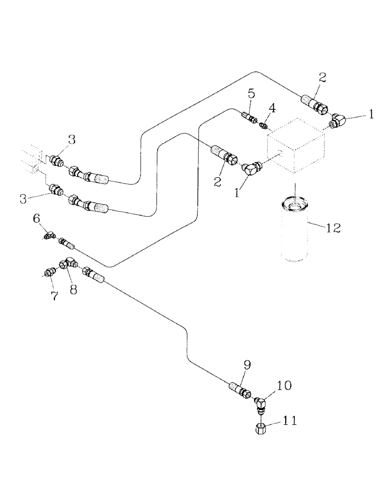 Схема запчастей Case IH 7700 - (C01-05) - REMOTE OIL FILTER AND SUMP DRAIN, FLORIDA OPTION Engine & Engine Attachments