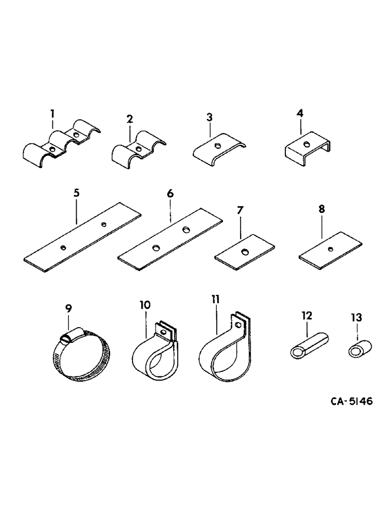 Схема запчастей Case IH 715 - (10-02) - HYDRAULICS, HYDRAULIC CLAMPS AND STRIPS (07) - HYDRAULICS