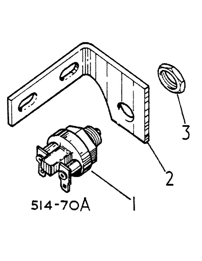 Схема запчастей Case IH 474 - (08-07) - NEUTRAL SAFETY SWITCH (06) - ELECTRICAL