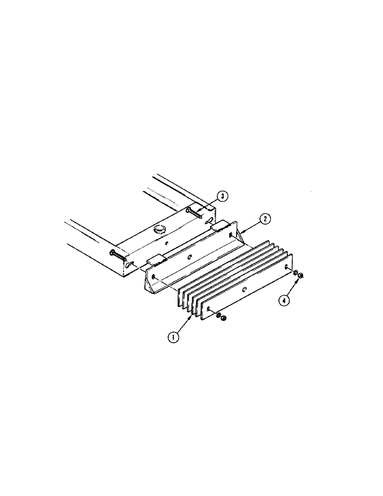 Схема запчастей Case IH 1075 - (064) - WEIGHTS, 14 FT. HEADER (39) - FRAMES AND BALLASTING